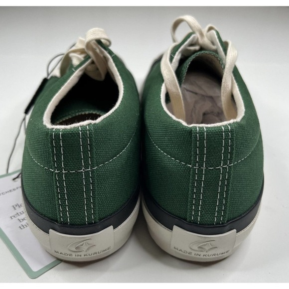NWT Moonstar Lace Up Sneakers Size 8 Men's Green Rubber Sole - Picture 6 of 8